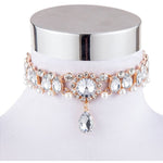 Ocean Goddess Crystal Choker Necklace