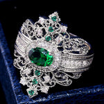 Antique Court Style Bronze Ring