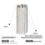 Stainless Steel Tassel Ring With A Luxe Niche Vibe